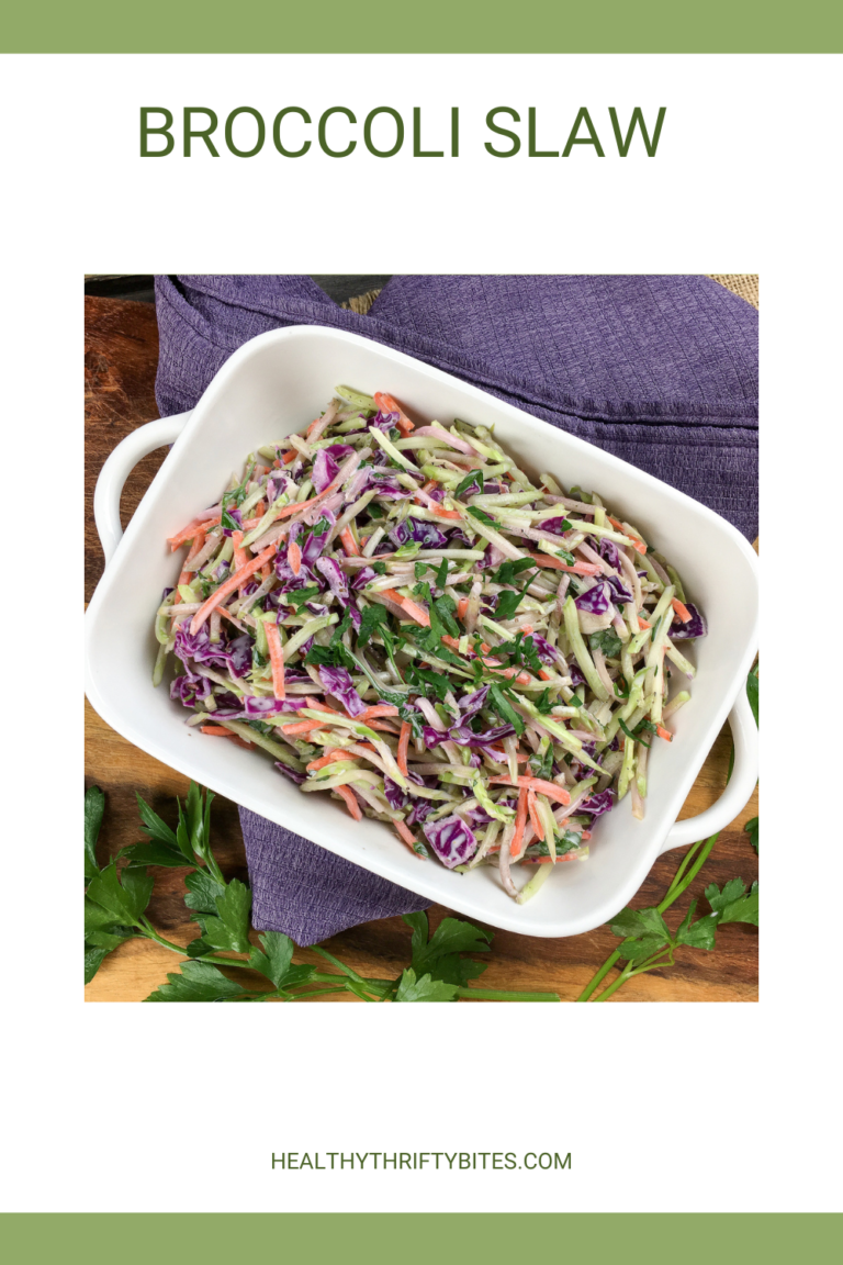 Quick, budget-friendly low carb broccoli slaw